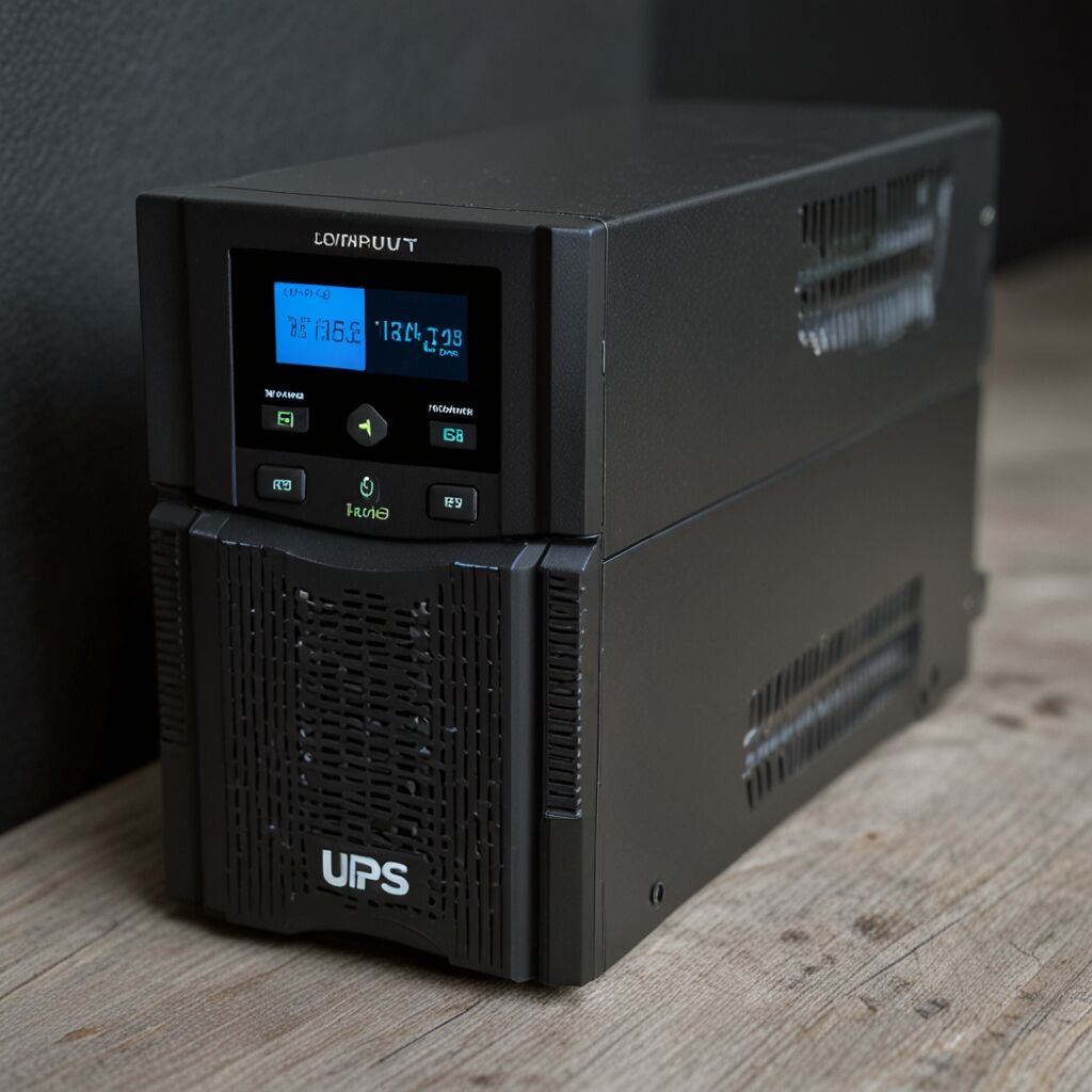 Use UPS APCRBC155-UPC for power backup